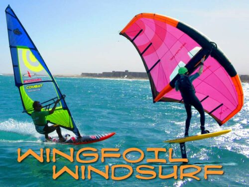 Kombi Wingfoil und Windsurf